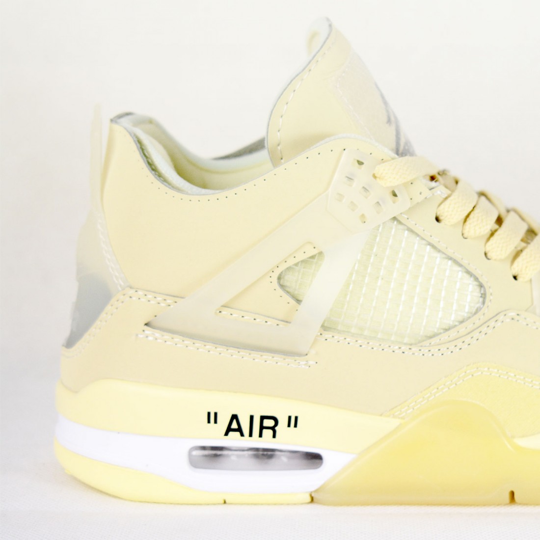 white x jordan 4 sail
